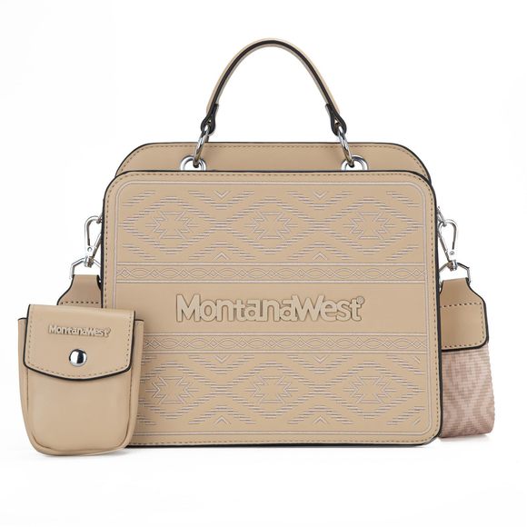 Mоntаnа Wеѕt Handbags - Top Handle Bag Crossbody Western Purse Aztec Bag Vegan Leather >:)